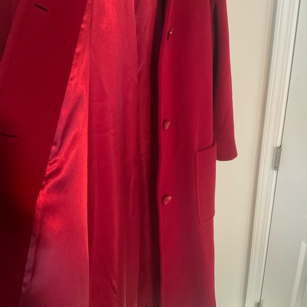 Stunning Classic Pendleton Red Wool Walker Coat. … - image 8